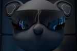 3D Bear in Black. NFT