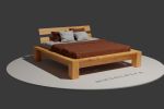 Кровать. Модель 51. 3д-визуализация моделированная