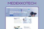 Medekkotech - сайт-визитка компании по производству медицинской 