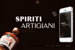 Сайт для производителя алкоголя "Spiriti Artigiani"
