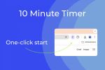 Дизайн баннеров и интерфейса для расширения 10 Minute Timer