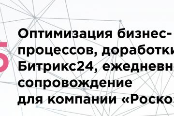 Оптимизация бизнес- процессов, доработки Битрикс24, ежедневное с