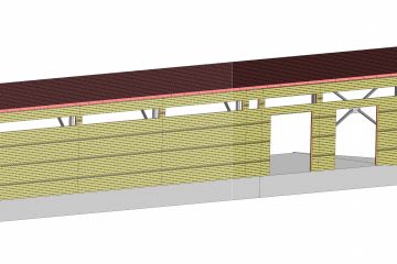 Проект пристройки к складу