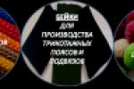 Сайт и фирменный стиль компании вязанный шнур