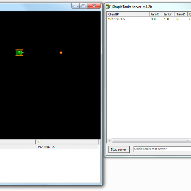 SimpleTanks client/server