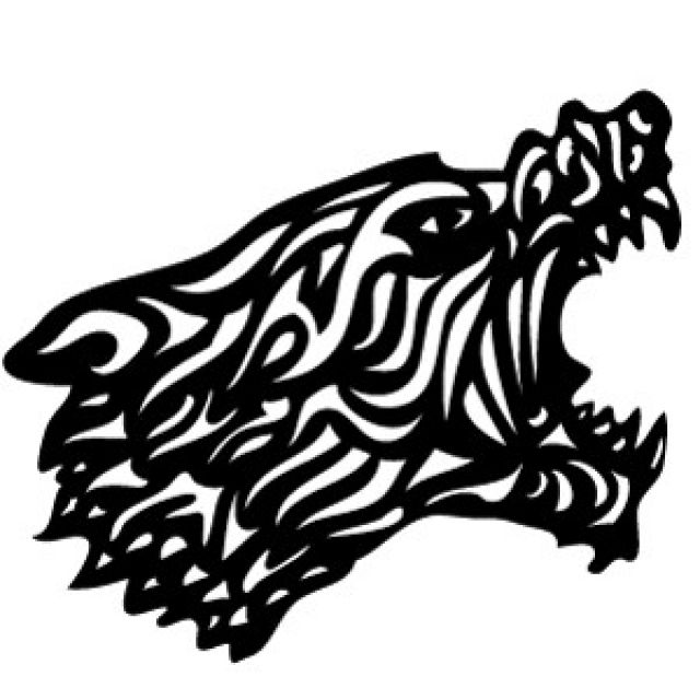 Tribal tattoo "Wolf"
