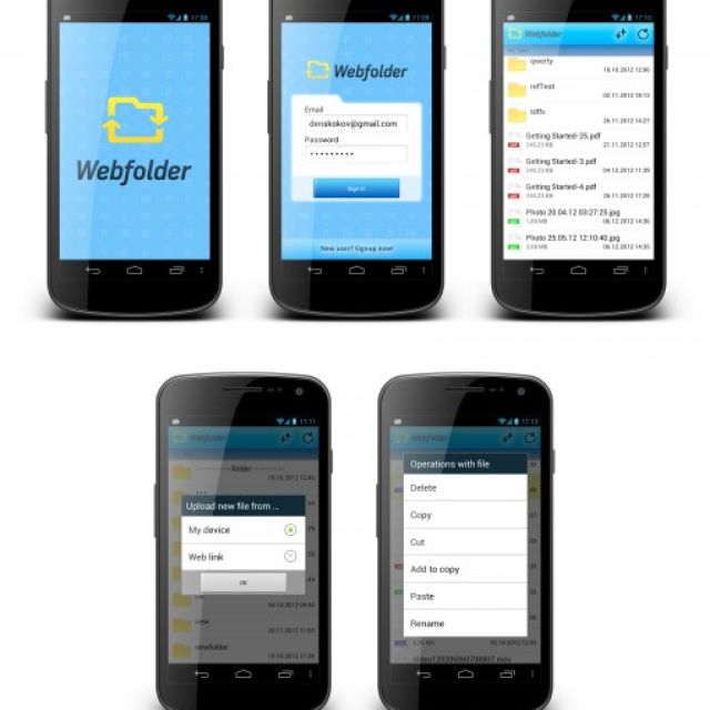 WebFolder Android.     