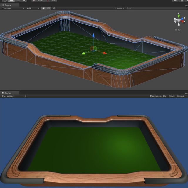 Casino table 3d 