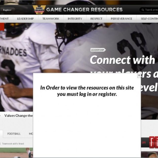 GAME CHANGER COACHES RESOURCES
