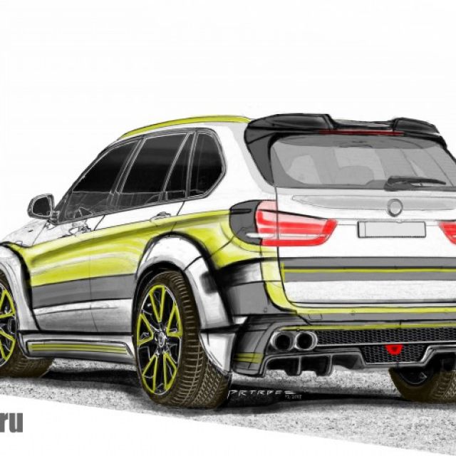 BMW X5 2014 design by Artrace (Artem Sinitsyn)