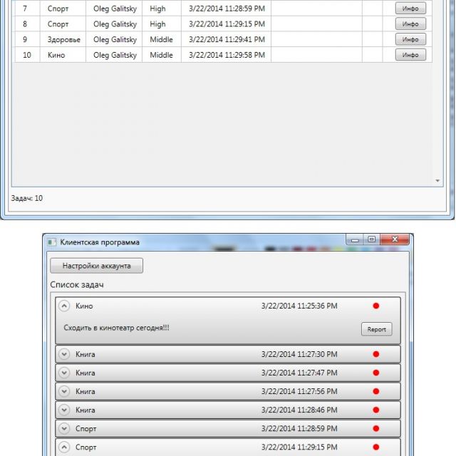 Client-Server Task Manager   