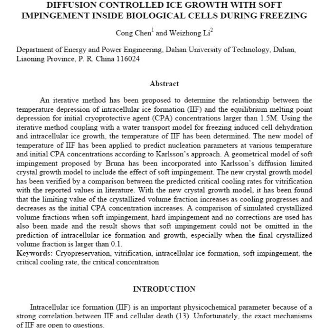 Diffusion Controlled Ice Growth (EngRus)