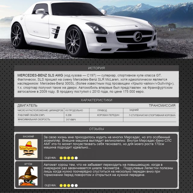  -  Mercedes-Benz SLS AMG