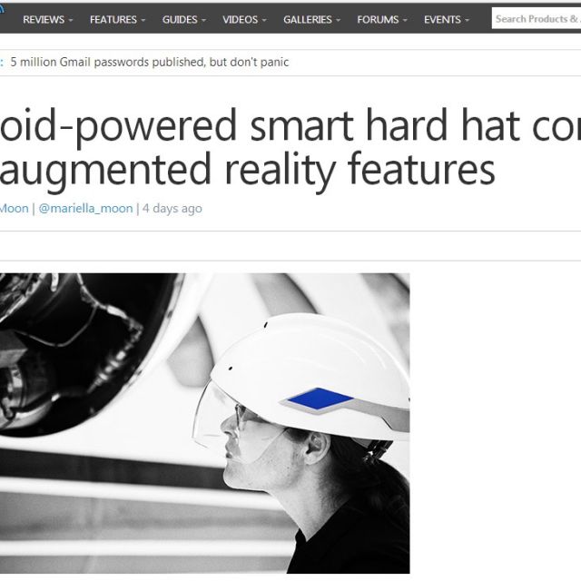Android-Powered Smart Hard Hat Comes with Augmented Reality Feat