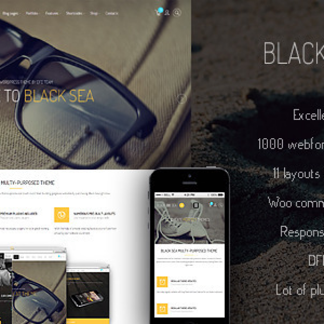 Black Sea - clean & clear multi-purpose theme