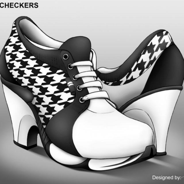 Lovelycheckers boots