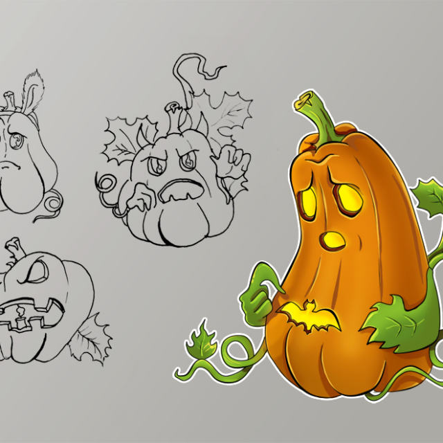 Тыковка в Halloween