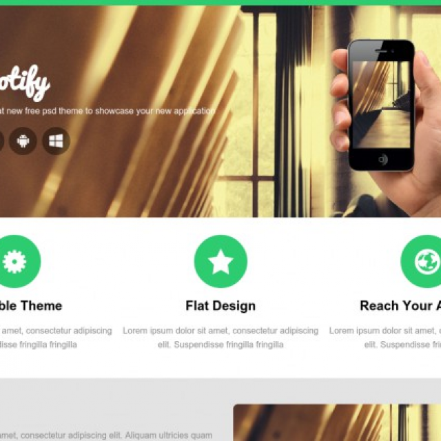 Notify demo template