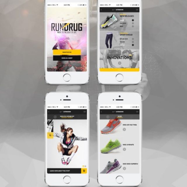 Nike Design - Mobile