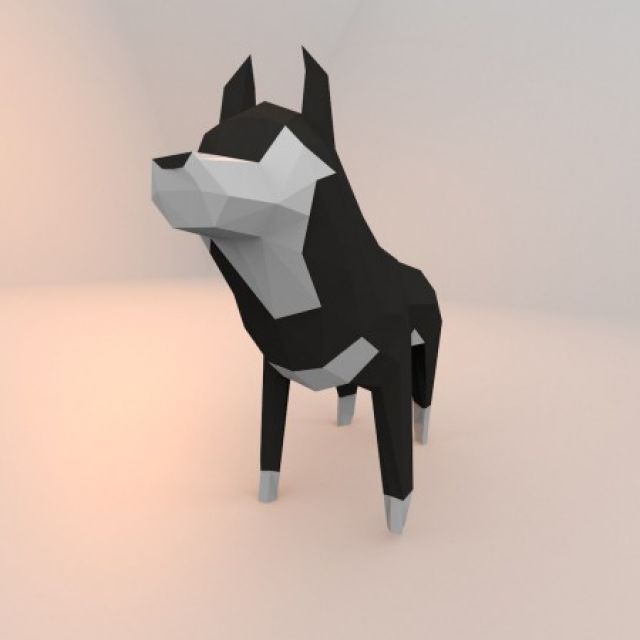 LOW POLY DOG