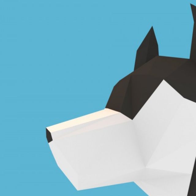 LOW POLY DOG