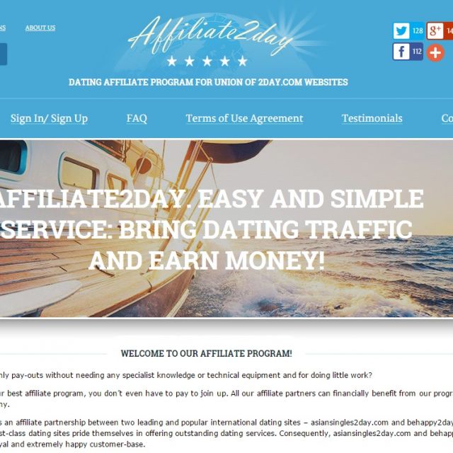 Affiliate2day.com - Dating affiliate marketing program site
