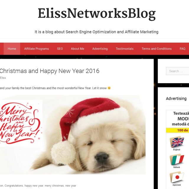 Elissnetworksblog.com - Blog about affiliate marketing and seo