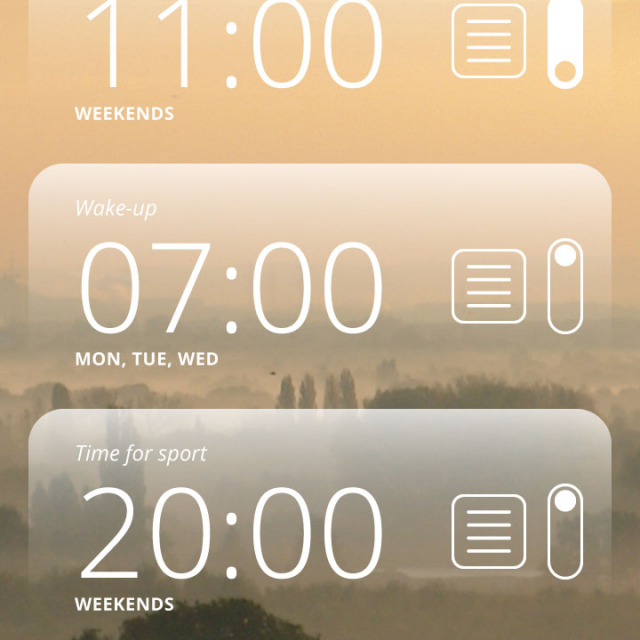 alarm+weather app