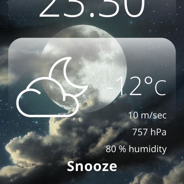 alarm+weather app