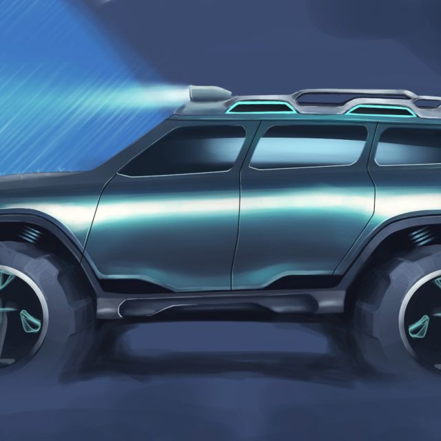 Concept scetch future car