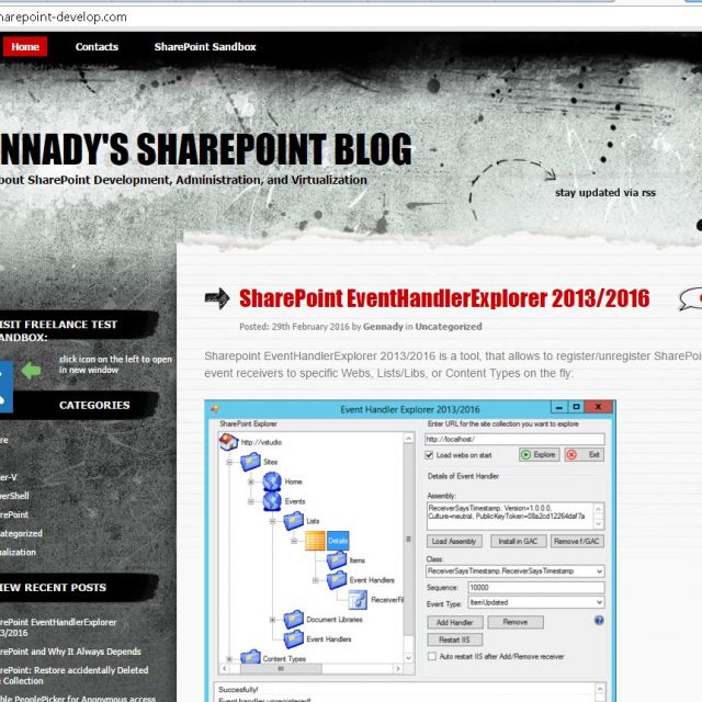       SharePoint 2007/2010/2013
