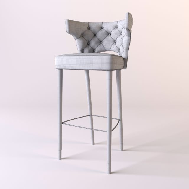 BRABBU design KANSAS  BAR CHAIR edges