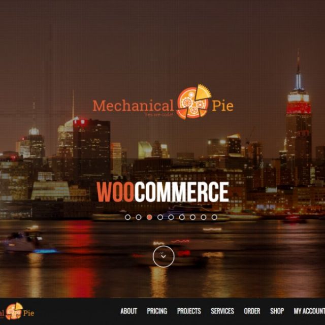  web- "Mechanical Pie" (WordPress) 