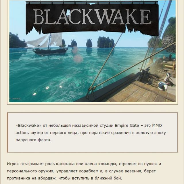 Blackwake  MMO action  