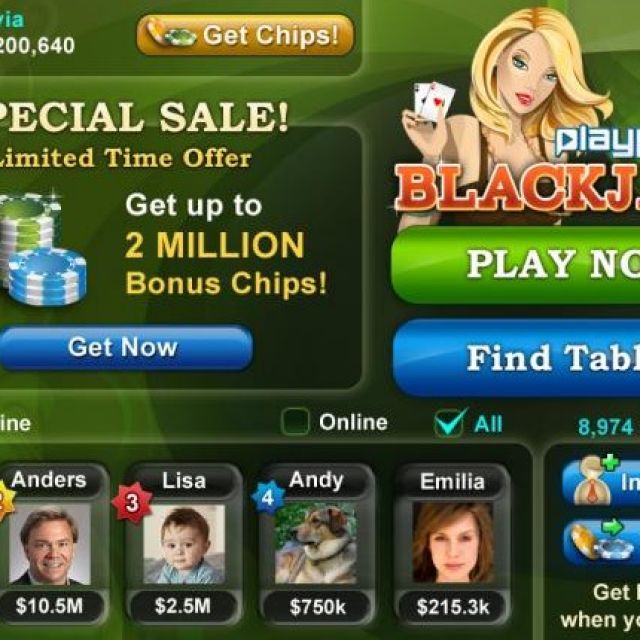 Playphone Blackjack and Poker