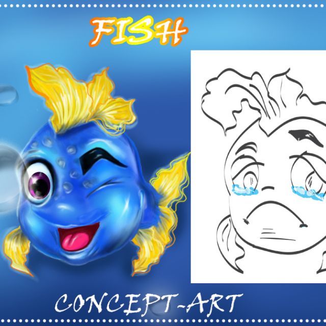 concept art fish