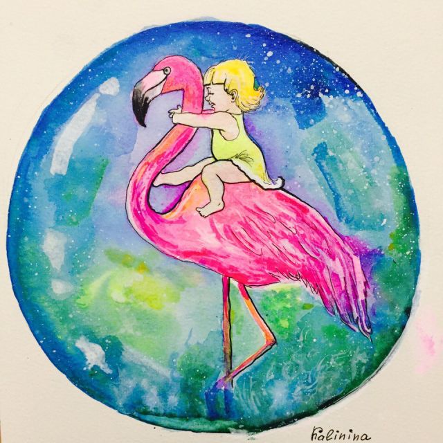 my friend is pink flamingo