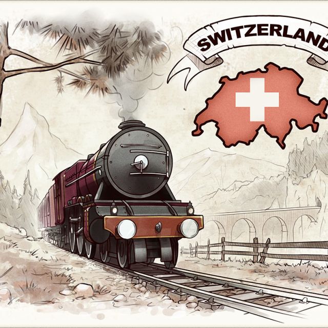Train. Switzerland   