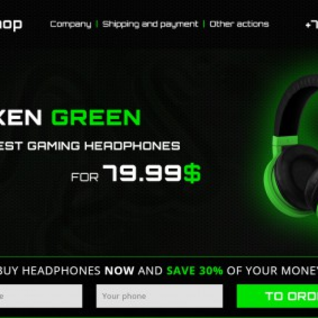 Landing Page    Razer