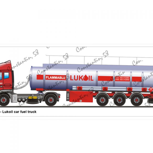 IVECO - Lukoil car fuel truck