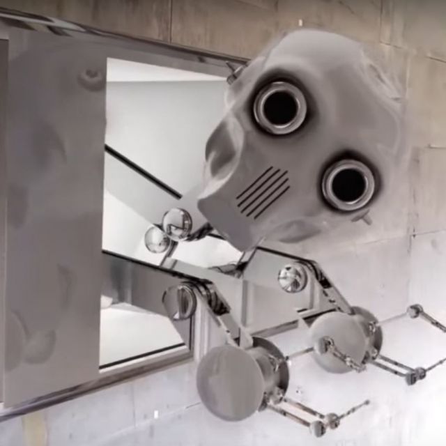 Robot in the wall