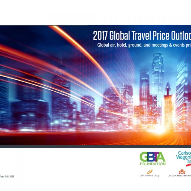   GBTA Foundation 2017 Global Travel Price Outlook