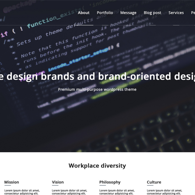 Website of the design studio