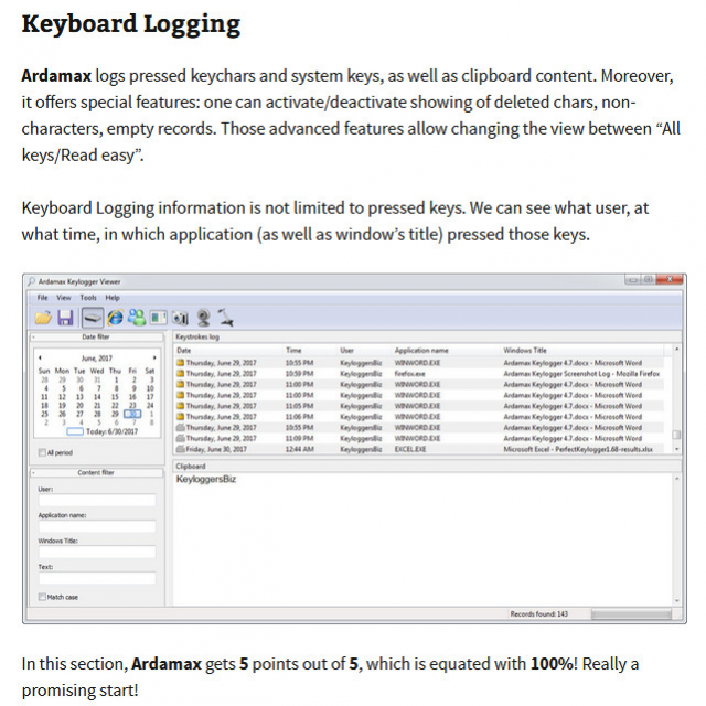 Ardamax Keylogger Review  (  )