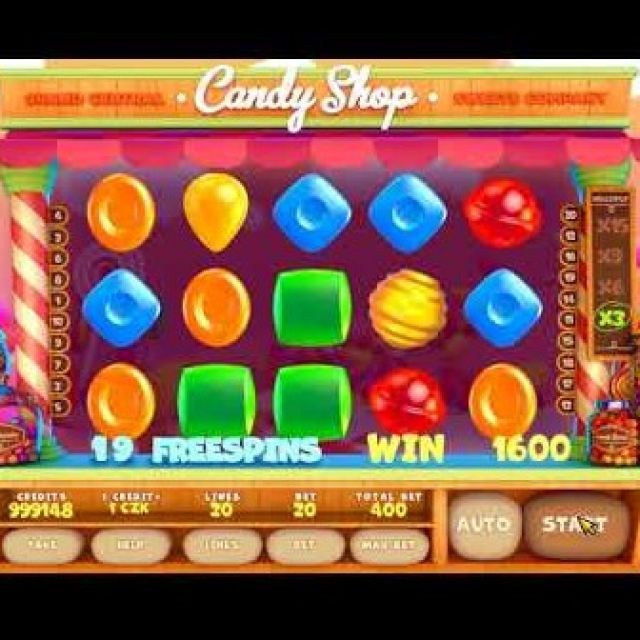 "Candy Shop" - Gameplay (slot)