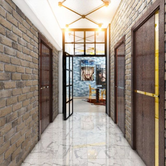 Design of Office. Corridor. 3D
