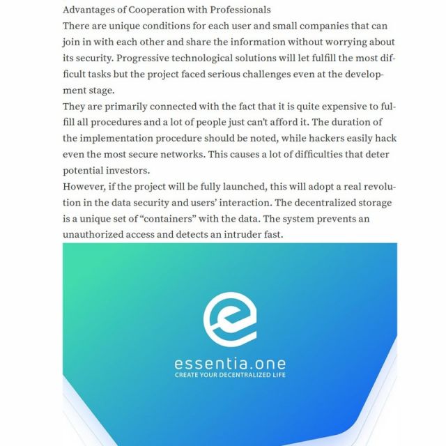 Future Safety Technologies with Essentia