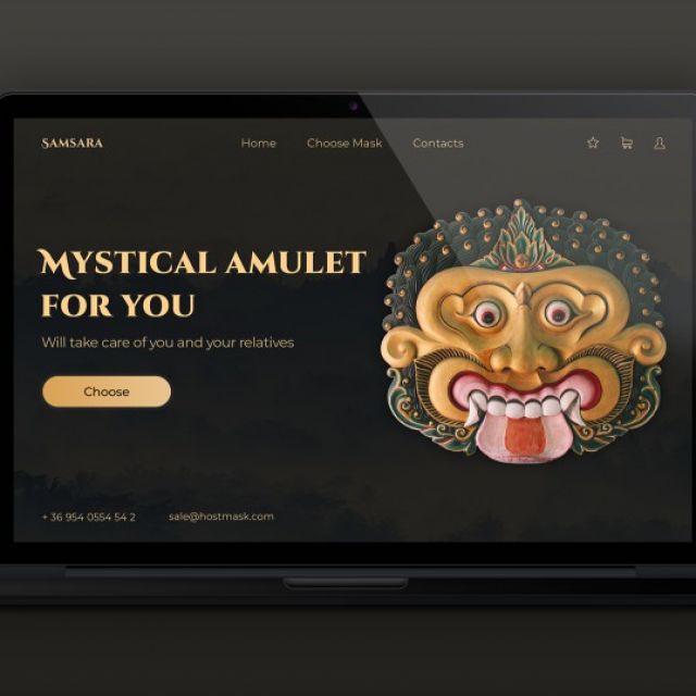 Website for Masks Shop