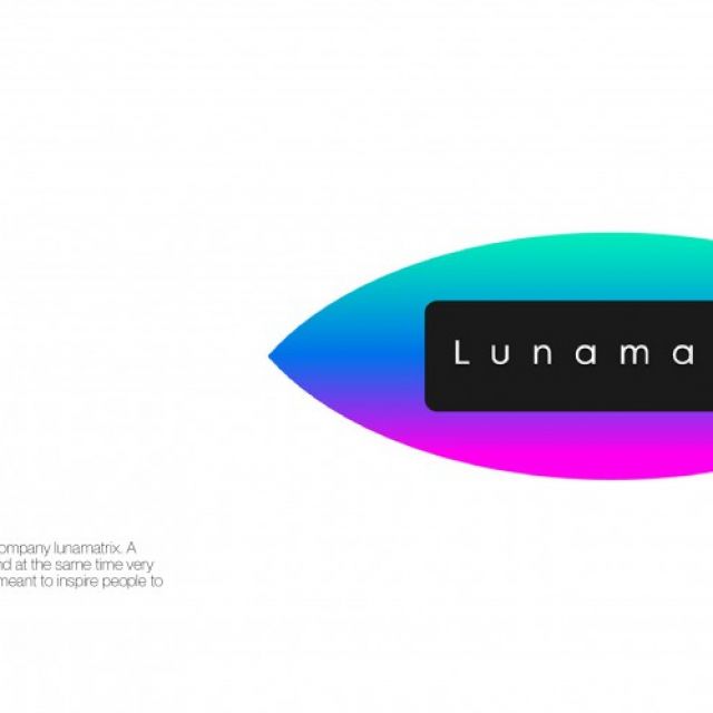 "Lunamatrix" logotype