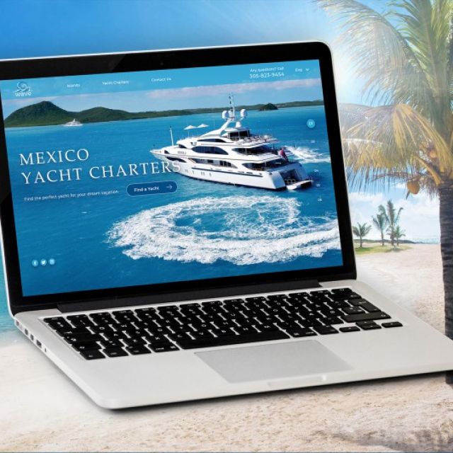 Landing Page "Mexico Yacht Charters"